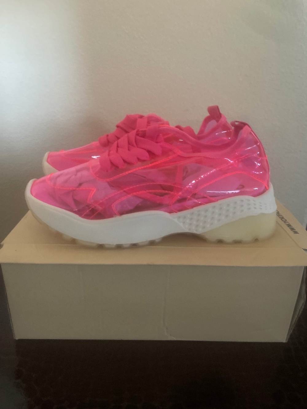 Pink Translucent Sneaker